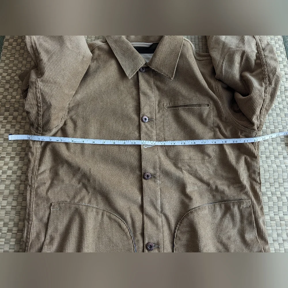 BRAND NEW RGT Rogue Territory Lined Corduroy Supply Jacket Tan Mens Size XL $425 - Picture 6 of 7